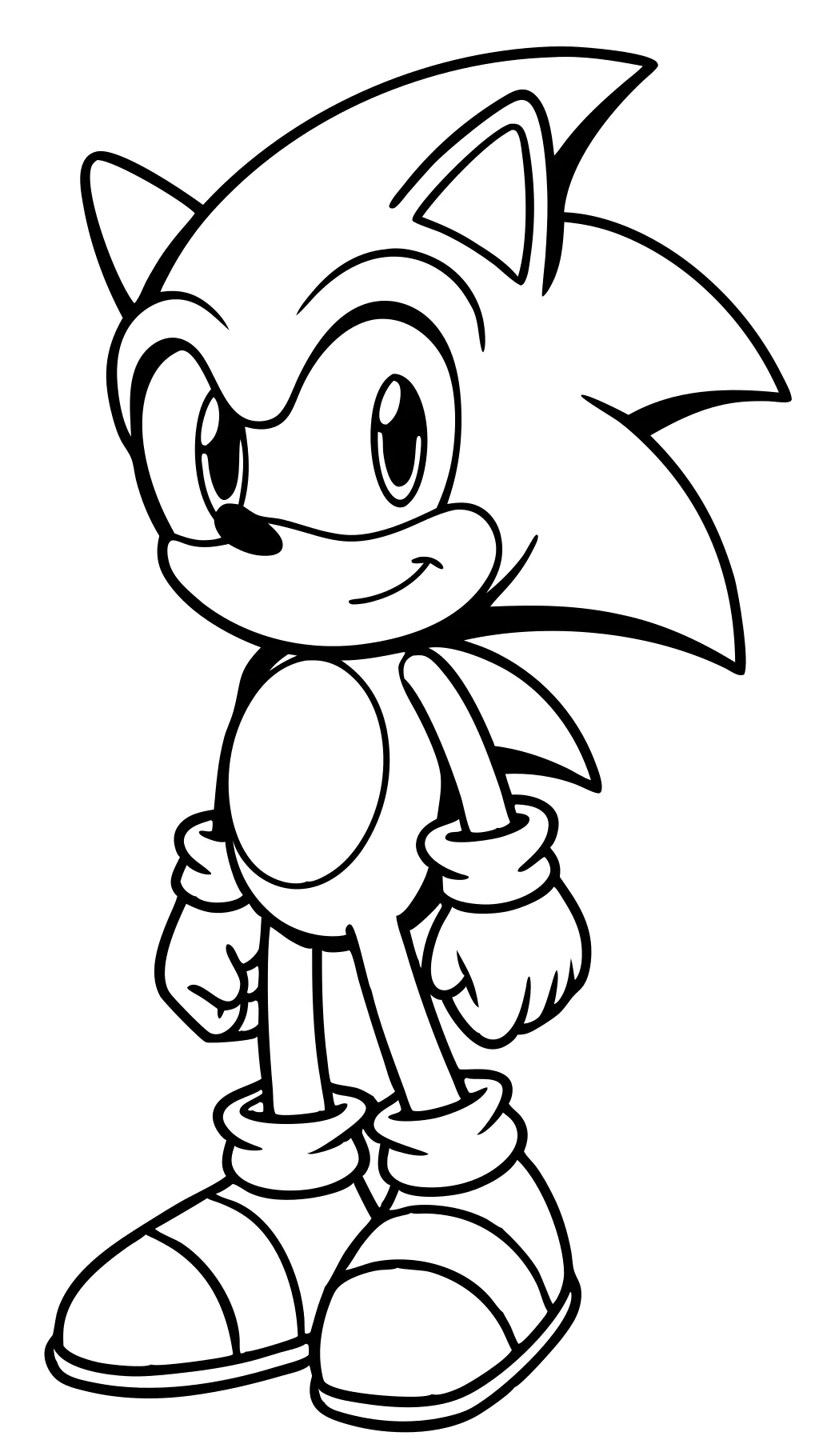 free coloring pages of sonic the hedgehog